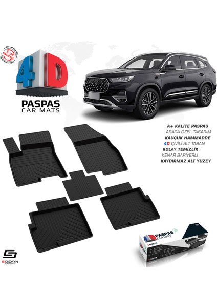 Chery Tiggo 8 Pro 4d Havuzlu Paspas 2022 Üzeri A+Kalite fiyatları