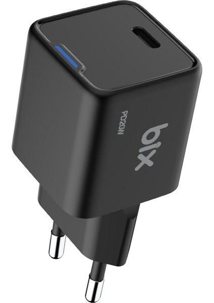 BX1P20G Gan 20W Type-C Pd Akım Korumalı ve LED Göstergeli Hızlı Şarj Cihazı Siyah fiyatları
