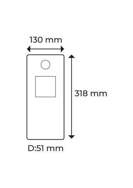 Ip Interkom Linux Lık-35 3.5 Inç LCD 2mp Görüntülü Kameralı Zil Kapı Paneli Metal Buton Siyah Kasa 9g 06 01 0001