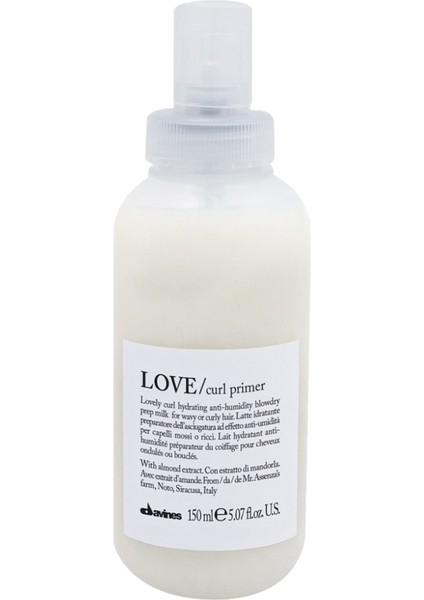 Love Curl Primer Kıvırcık Dalgalı Saçlar Için Süt 150 ml