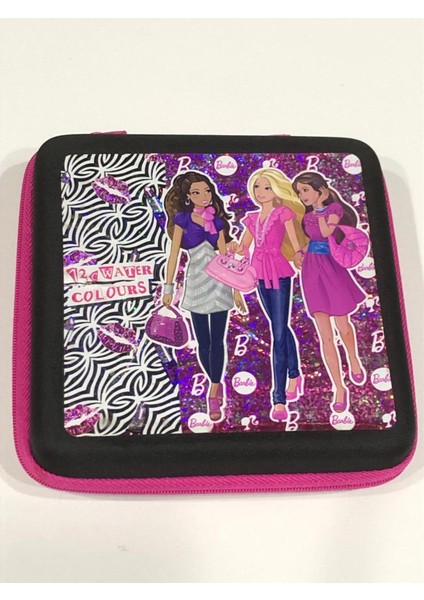 Barbie 12LI Çantalı Sulu Boya
