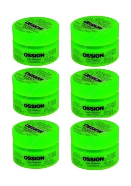 Ossıon Wax Matte Styling 100 ml Morfose 6 Adet