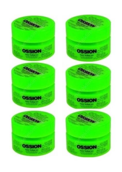 Ossıon Wax Matte Styling 100 ml Morfose 6 Adet