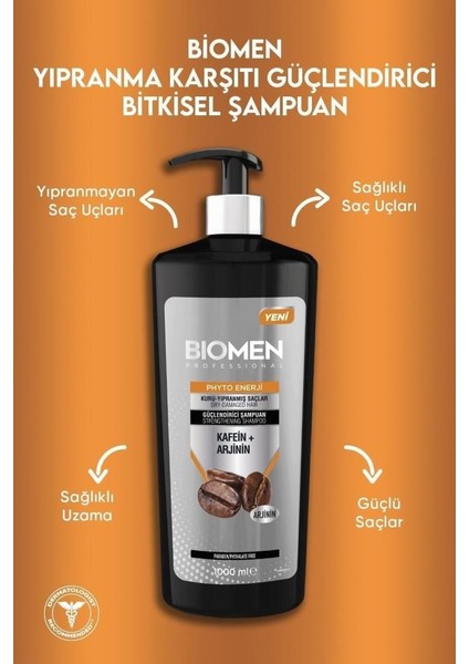 Professional Kafein&arjinin Kuru ve Yıpranmış Saçlar Için Şampuan 1000 ml