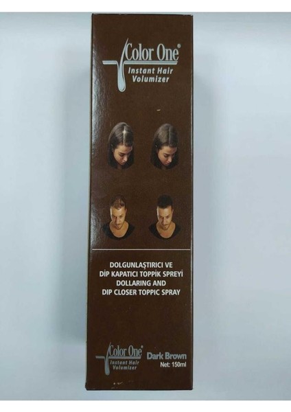 Saç Topiği Sprey Koyu Kahve Dark Brown 150ML