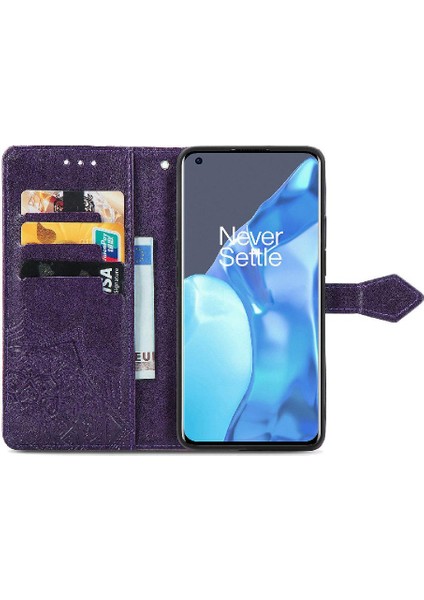 Oneplus 9 Için Kılıf Pro Basit Iş Kapak Çevirin Deri Kılıf Zarif (Yurt Dışından)