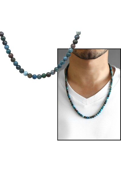 Hem Bileklik - Hem Kolye - Hem Tesbih 99LU Apatite Doğaltaş Takı fırsatları