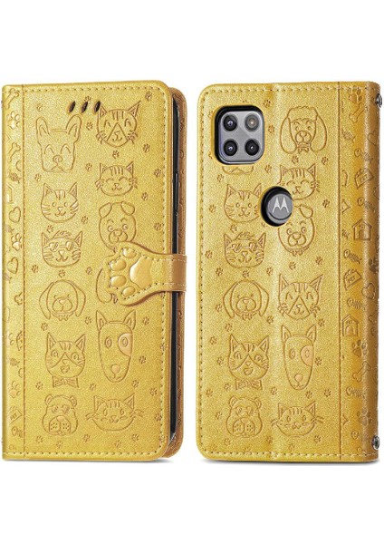 Moto G 5g Kılıf Için Kılıf Karikatür Hayvanlar Kısa Kayış Darbeye (Yurt Dışından) fiyatları