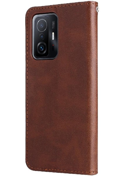 Xiaomi 11T/11T Pro 5g Deri Kart Yuvası Tutucular Fermuar Kapak (Yurt Dışından)