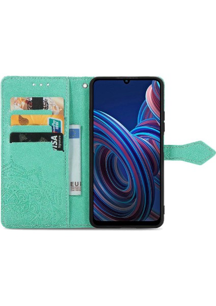 Zte Blade A72 4g Zarif Desen Flip Kapak Basit Iş (Yurt Dışından) indirimleri