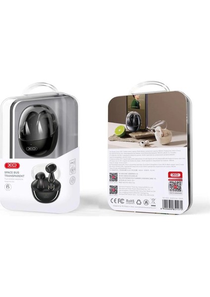Xo X32 BEJ Uzay Şeffaf Kapak Tws Bluetooth Kulaklık