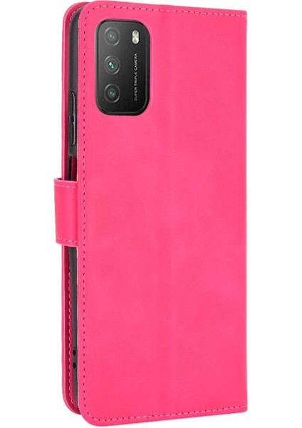 Kart Tutucu Kickstand Deri Folio Flip ile Xiaomi Poco M3 Için Kılıf (Yurt Dışından) modelleri