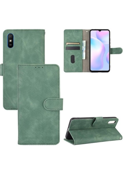 Xiaomi Redmi 9A Kart Ekleme Tam Koruma Deri Folio Için Kılıf (Yurt Dışından)