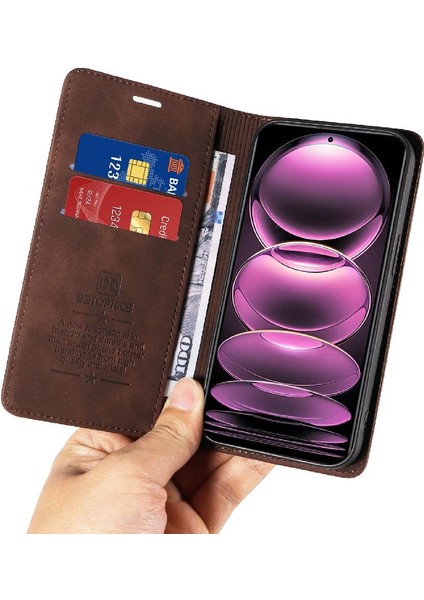 Xiaomi Redmi Için Not 12 Pro Manyetik Koruyucu Folio Cüzdan Pu (Yurt Dışından) indirimleri