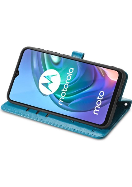 Moto G30 Kısa Kayış Karikatür Hayvanlar Için Kılıf Kapak Çevirin Darbeye Vaka (Yurt Dışından) modelleri