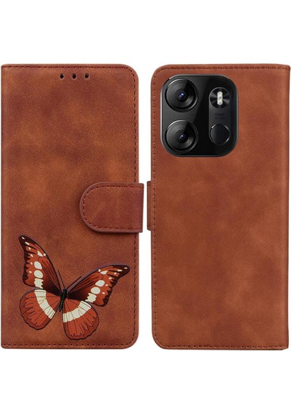 Tecno Spark Go 2023 Flip Folio Kapak Için Kılıf Cüzdan Renk Baskılı Kart (Yurt Dışından)