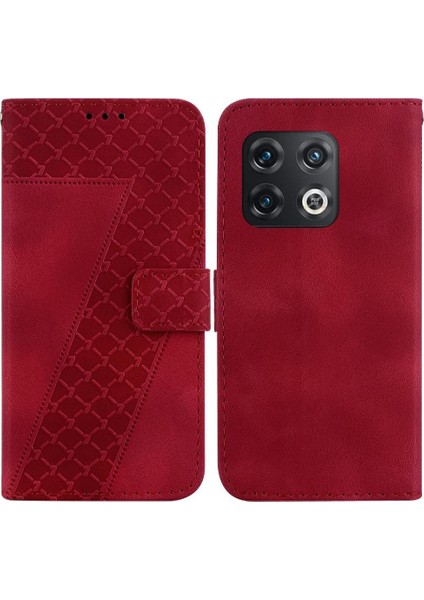 Oneplus 10 Için Telefon Kılıfı Pro 5g Kart Yuvası Fonksiyonu Flip Folio Kapak Pu (Yurt Dışından)