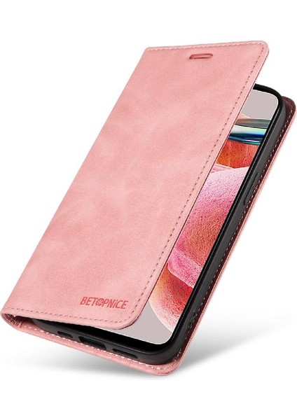 Xiaomi Redmi Için Not 12 4g Manyetik Pu Deri Folio Cüzdan (Yurt Dışından)
