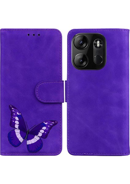 Tecno Spark Go 2023 Flip Folio Kapak Için Kılıf Cüzdan Renk Baskılı Kart (Yurt Dışından)