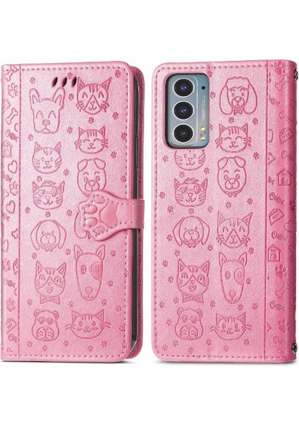 Moto Kenar 20 Flip Kapak Için Kılıf Darbeye Deri Kılıf Kısa Kayış (Yurt Dışından)