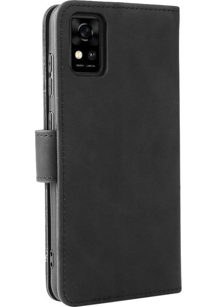 Kart Tutucu Kickstand ile Zte Blade Zte Deri Folio Flip Case Için Kılıf (Yurt Dışından)