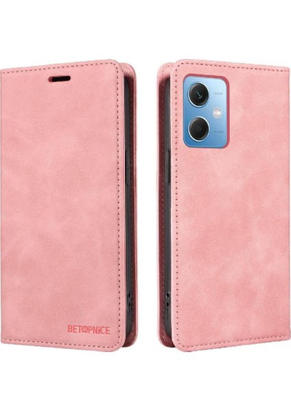 Xiaomi Redmi Not 12 4g Için Kılıf Folio Cüzdan Pu Deri Manyetik (Yurt Dışından)