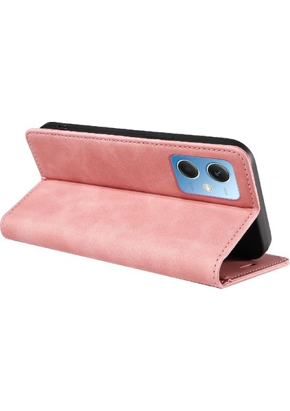 Xiaomi Redmi Not 12 4g Için Kılıf Folio Cüzdan Pu Deri Manyetik (Yurt Dışından)