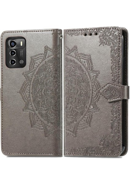 Zte Blade A72 4g Zarif Desen Flip Kapak Basit Iş (Yurt Dışından)