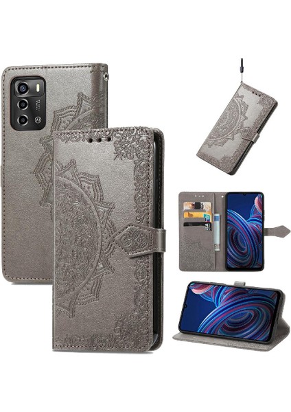 Zte Blade A72 4g Zarif Desen Flip Kapak Basit Iş (Yurt Dışından) modelleri