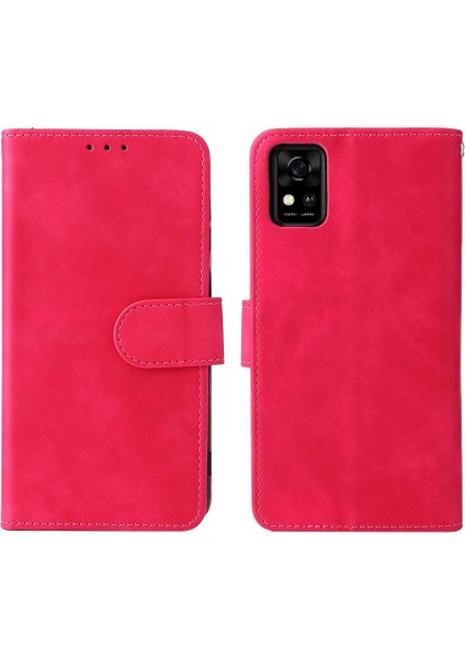 Kart Tutucu Kickstand ile Zte Blade Zte Deri Folio Flip Case Için Kılıf (Yurt Dışından)