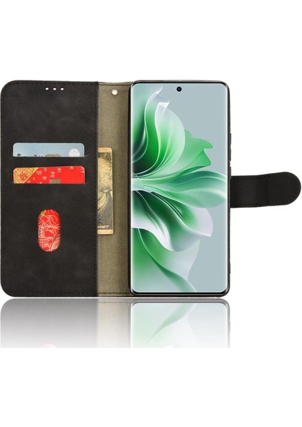 Oppo RENO11 5g Kart Ekleme Deri Için Kılıf Folio Flip Case Tam (Yurt Dışından)