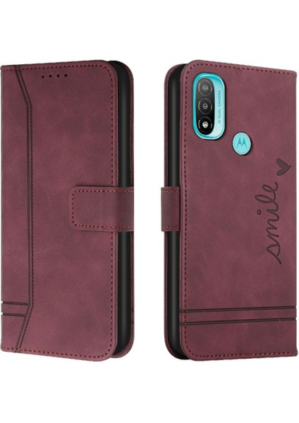 Motorola Moto E20 Flip Folio Cüzdan Kart Yuvaları Kapak Için Telefon Kılıfı El (Yurt Dışından) indirimleri