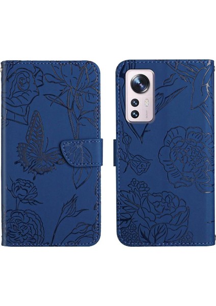Xiaomi 12 Lite Için Kılıf Pu Deri Kapak Çevirin Darbeye Deri Kılıf ve (Yurt Dışından)