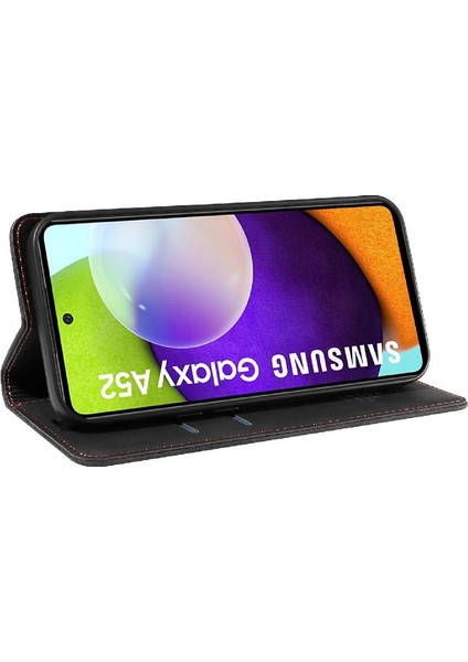 Samsung Galaxy A52S 5g Için Kılıf Folio Cüzdan Pu Deri Koruyucu Manyetik (Yurt Dışından)