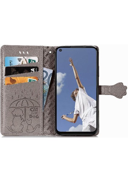 Oppo OPPO/A72/A92 Deri Kılıf Için Kılıf Karikatür Hayvanlar Kapak Çevirin (Yurt Dışından) fiyatları