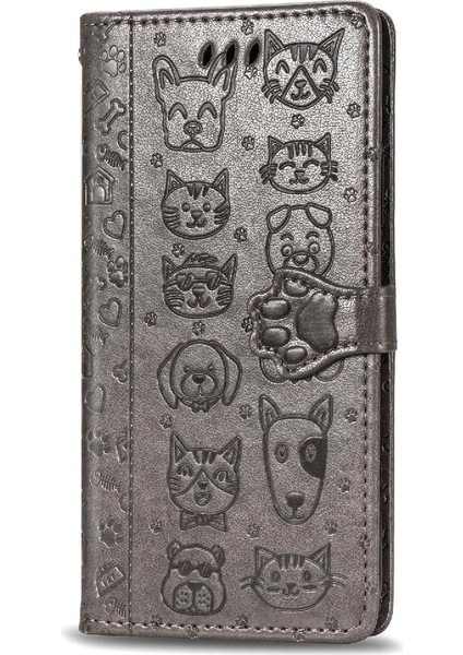 Oppo OPPO/A72/A92 Deri Kılıf Için Kılıf Karikatür Hayvanlar Kapak Çevirin (Yurt Dışından) modelleri