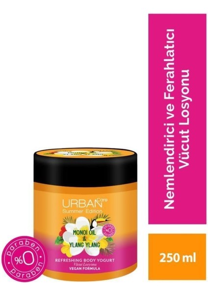 Summer Body-Monoi Yağı&Ylang Ylang Nemlendirici ve Ferahlatıcı Vücut Losyon-Vegan-200 ML