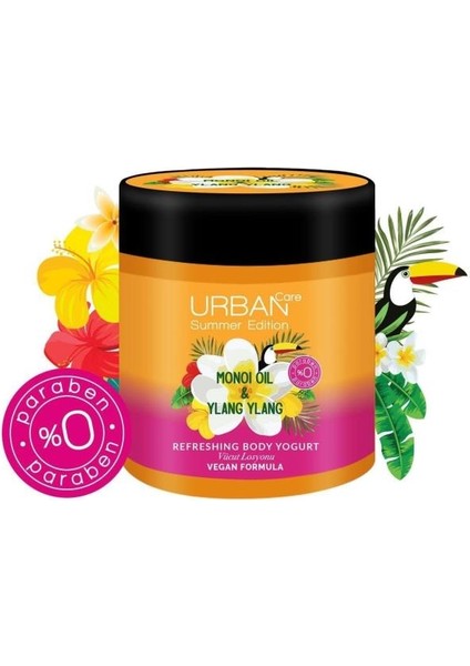 Summer Body-Monoi Yağı&Ylang Ylang Nemlendirici ve Ferahlatıcı Vücut Losyon-Vegan-200 ML