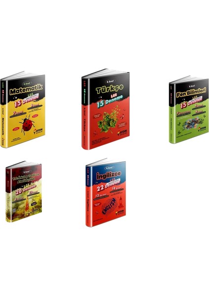 LGS 8. Sınıf Matematik – Fen Bilimleri – Türkçe – T.C. İnkılap Tarihi ve Atatürkçülük -İngilizce Deneme