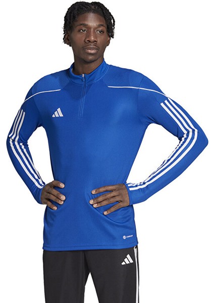 TIRO23 L Tr Top Erkek Futbol Antrenman Üstü HS0328 Mavi