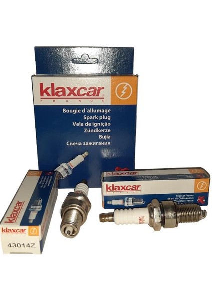 Klaxcar Atesleme Bujı M14X1.25 Renault-Opel-Peugeot-Cıtroen-Fıat France (4 Adet )
