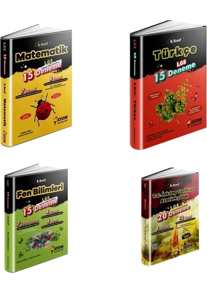 LGS 8. Sınıf Matematik - Fen Bilimleri - Türkçe – T.C. İnkılap Tarihi ve Atatürkçülük Deneme
