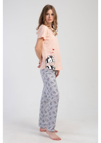 Kadın Kısa Kol Pijama Takım