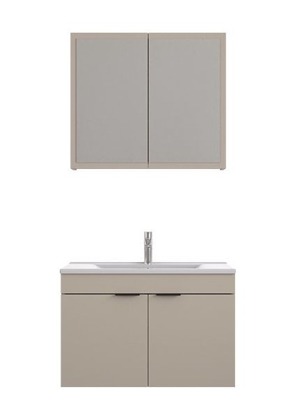 Loft 85 cm Latte Banyo Dolabı