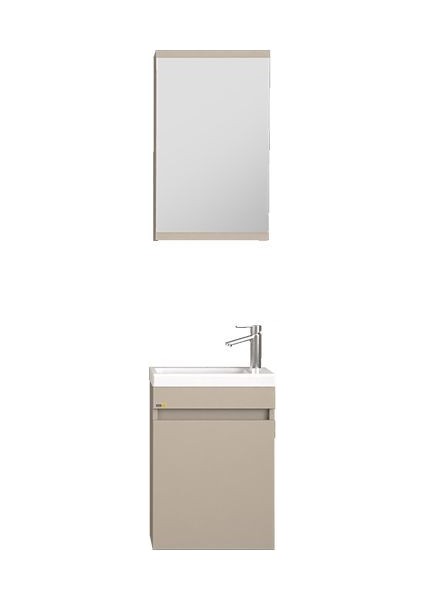 Edremit 45 cm Latte Banyo Dolabı