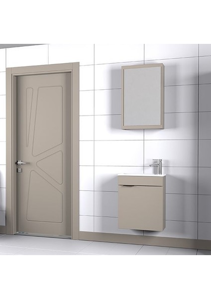 Loft 50 cm Latte Banyo Dolabı