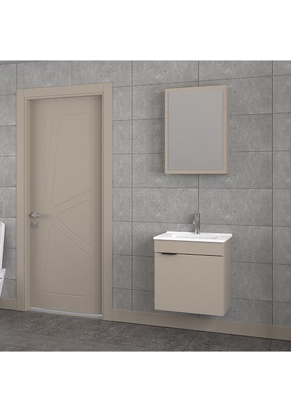 Loft 55 cm Latte Banyo Dolabı