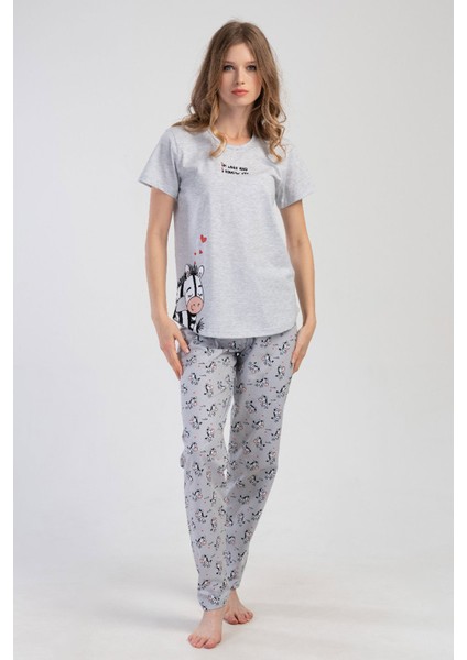 Kadın Kısa Kol Pijama Takım