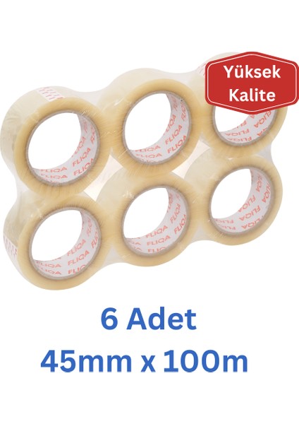 2011 HOTMELT Koli Bantı Şeffaf - 45mm x 100m - 6 Adet