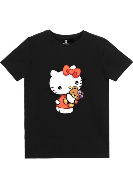 Hello Kitty Baskılı Çocuk Tshirt